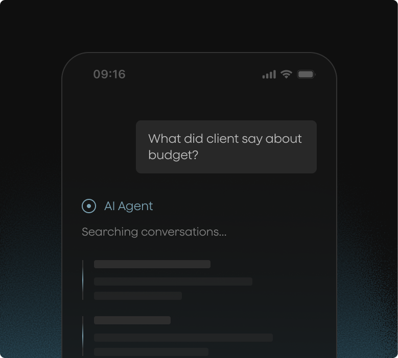 Context for agents